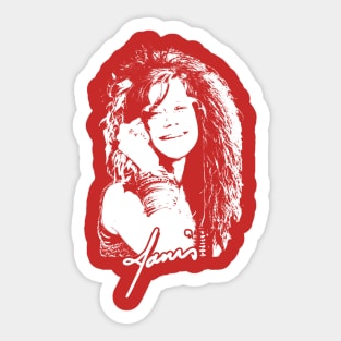 Janis Joplin Sticker